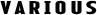 VARIOUS